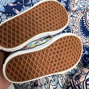 Toddler girl vans shoes size 6 used